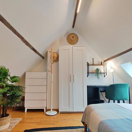 Art & Curiosity Cabinet Style Appartement With Paris View, Villa Des Ammonites Meudon Bagian luar foto